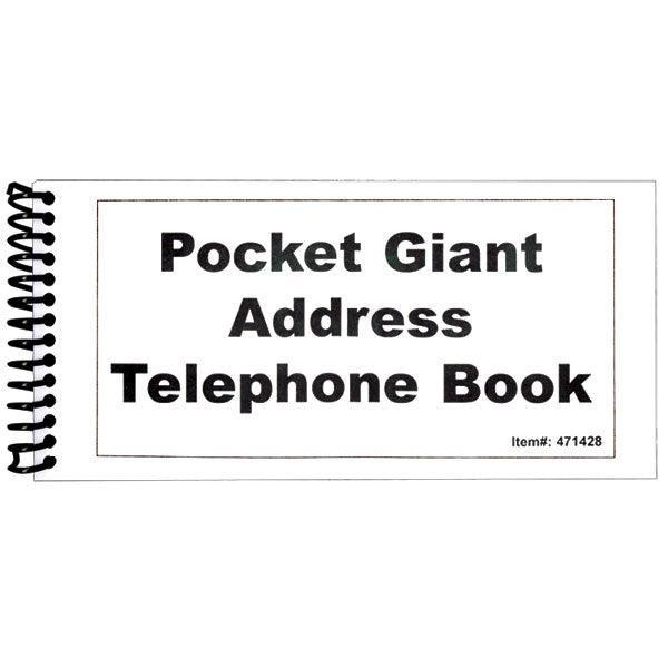 Giant address and telephone book w/pen - The Low Vision Store