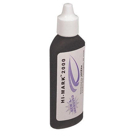 Hi Mark 2000 tactile pen for low vision, improved non-toxic writing tool in a squeeze bottle.