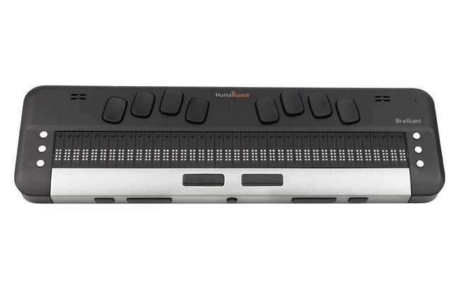 Humanware Brailliant BI 40X braille display with 40 cells and Bluetooth connectivity.