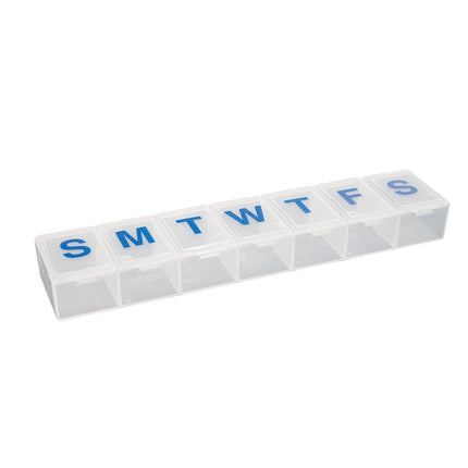 Jumbo 2XL 7-Day Pill Planner with Braille, a braille pill organizer for easy medication management.