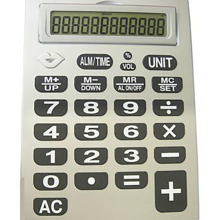Jumbo 12-Digit Talking Calculator with large buttons for easy use, ideal as a talking calculator for low vision.