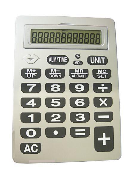 Jumbo 12-Digit Talking Calculator with large buttons for easy use, ideal as a talking calculator for low vision.