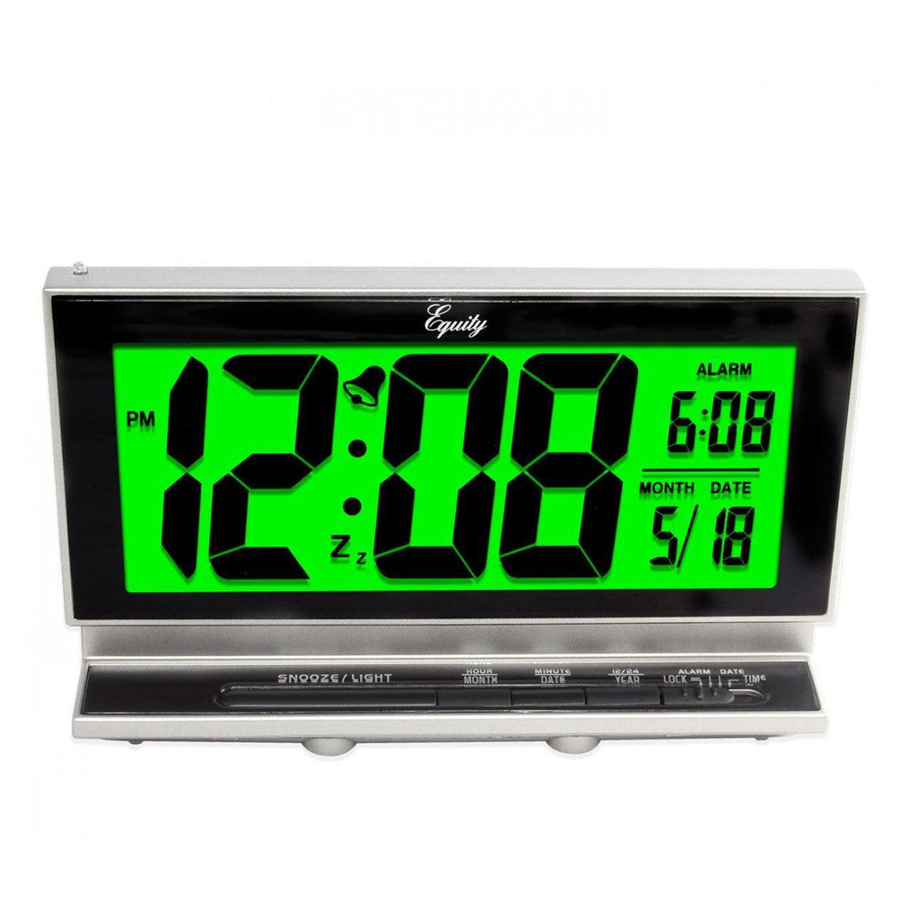 Large Print LCD Alarm Clock - 2 inches - The Low Vision Store