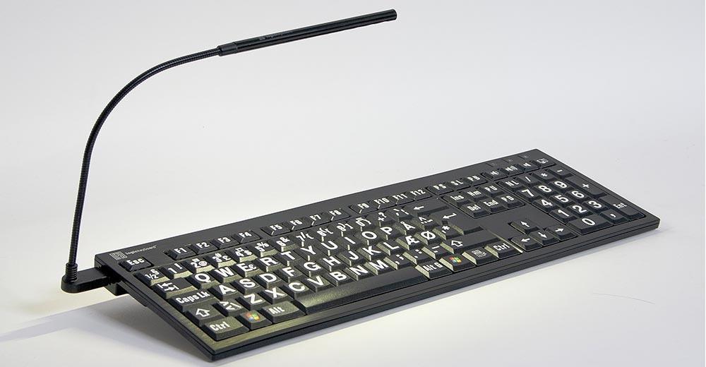 Large Print PC Low Vision Keyboard - The Low Vision Store