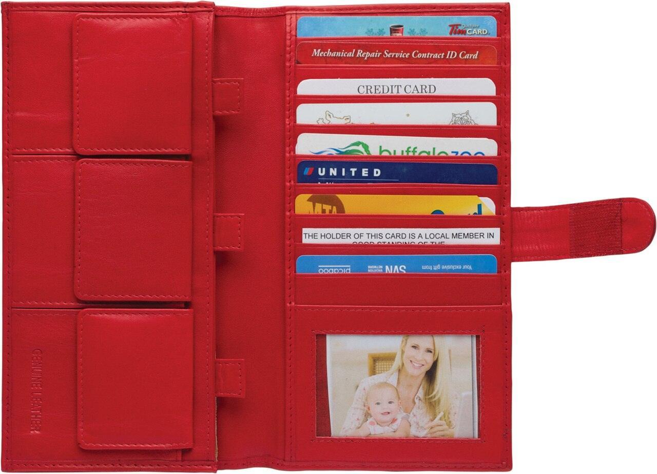 Leather Organizer Wallet - The Low Vision Store