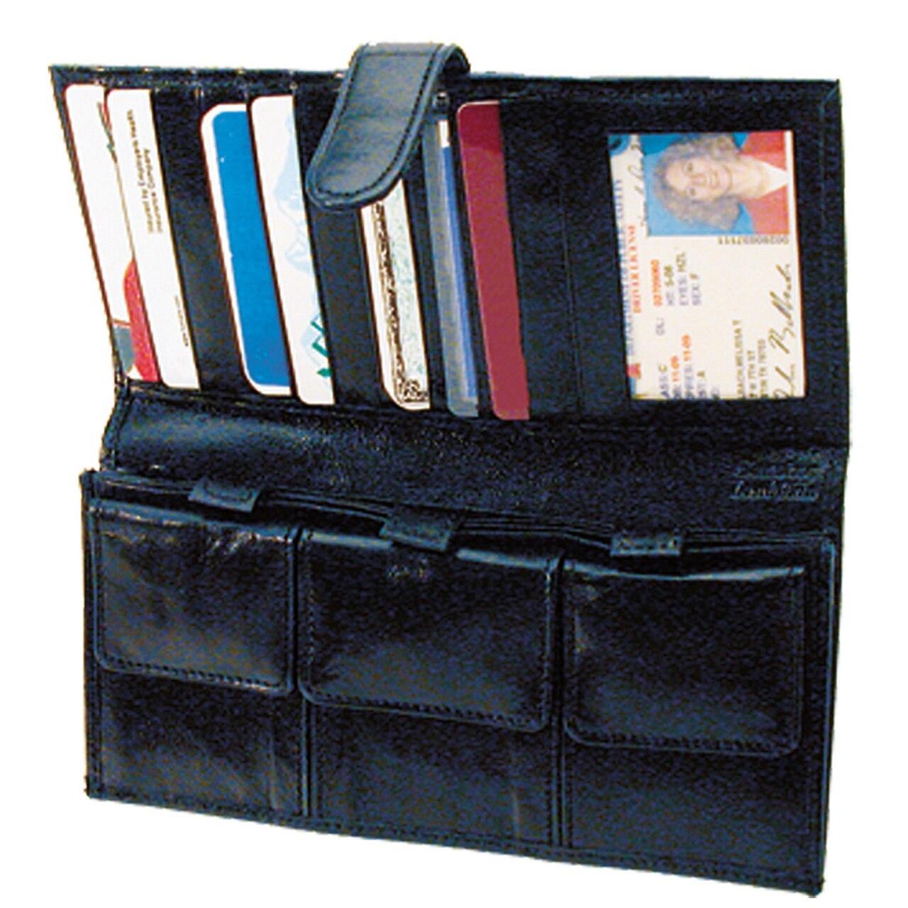 Leather Organizer Wallet - The Low Vision Store