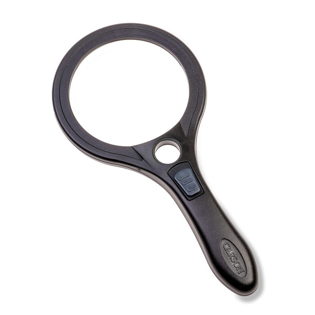 LED Lighted Magnifier 2.5x Power 3.5 Acrylic Lens