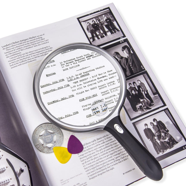LED Lit 1.5x Magnification 5 inch Oversized Handheld