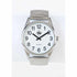 Low Vision Watch Silver Tone White Face Expansion Band - The Low Vision Store