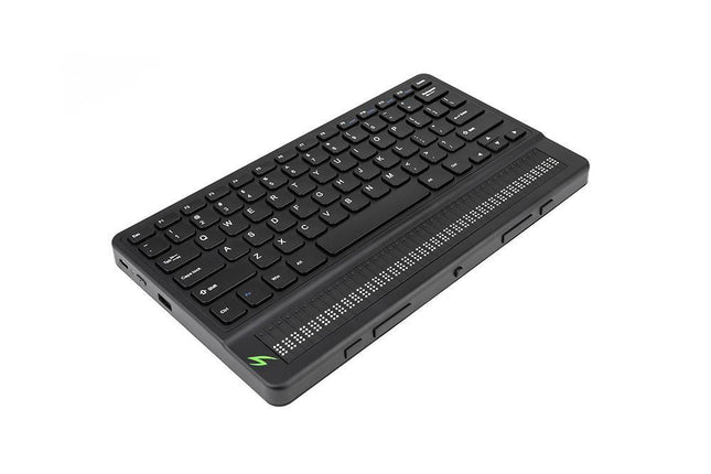 Mantis Q40 Braille Display with built-in applications for accessibility and productivity.