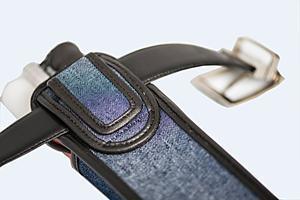 Mobility Cane Holster Blue Denim - The Low Vision Store