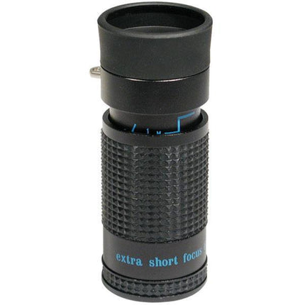 6x16 monocular with case featuring a textured grip for easy handling and adjustable magnification.