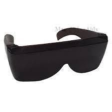 Noir Dark Amber sunglasses for low vision with a sleek black design for optimal eye protection.