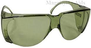 Noir Grey/Green U-12 Sun Glasses - The Low Vision Store