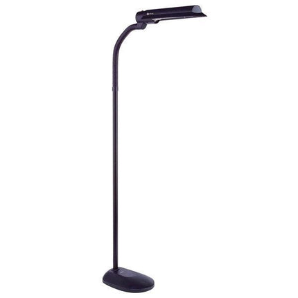 OTT-Lite adjustable floor lamp with flex neck and wing shade for optimal lighting.