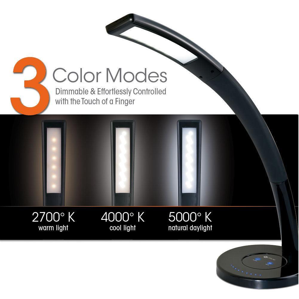 OttLite Cobra Color Changing LED Lamp - The Low Vision Store