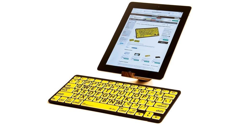 PC Large Print Mini-Bluetooth Keyboard - The Low Vision Store