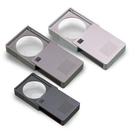 Pocket Magnifiers Slide up. 3X,4x,5x - The Low Vision Store