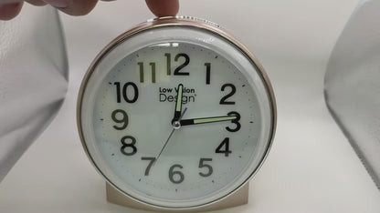 Talking Alarm Clock with Large Print and Voice Announcements