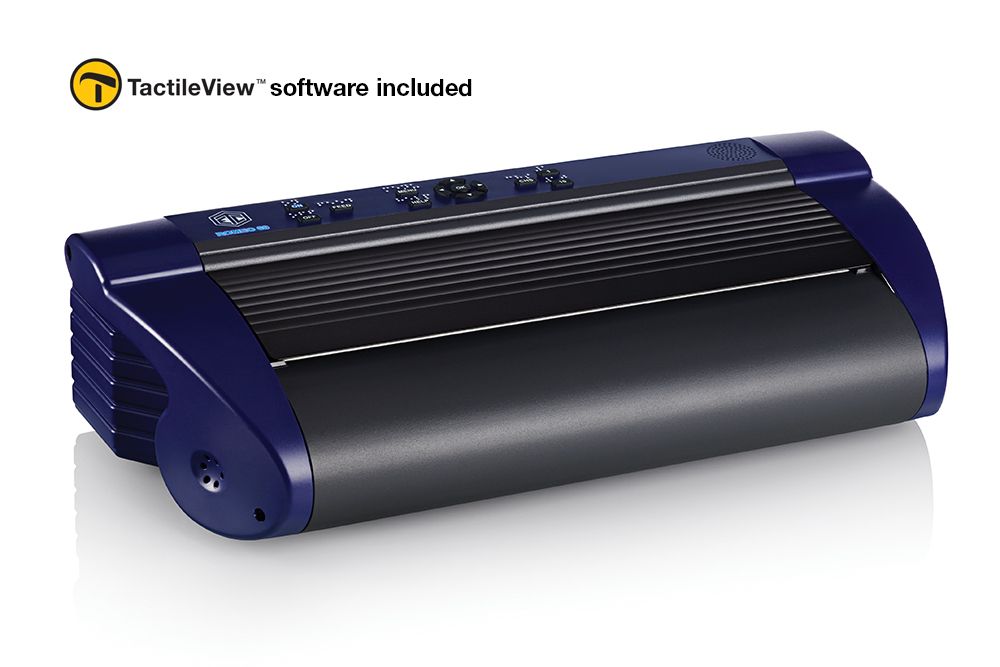 Juliet 120 braille embosser with Tactile View software