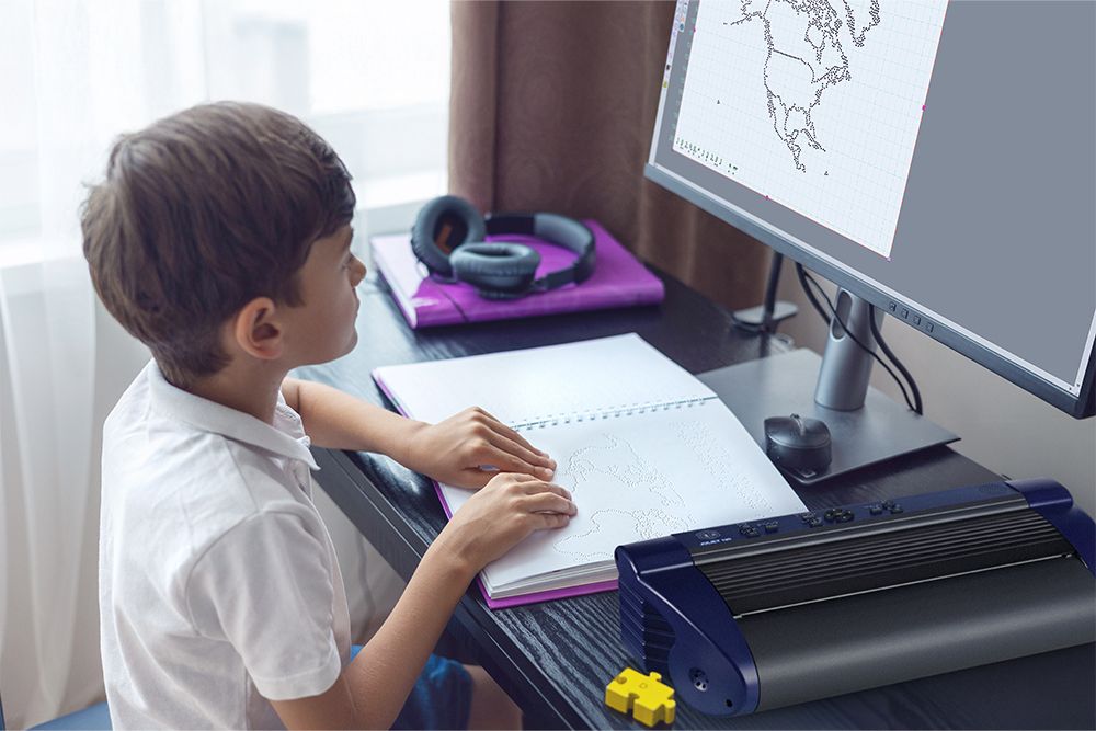 Romeo 60 – Braille embosser with TactileView