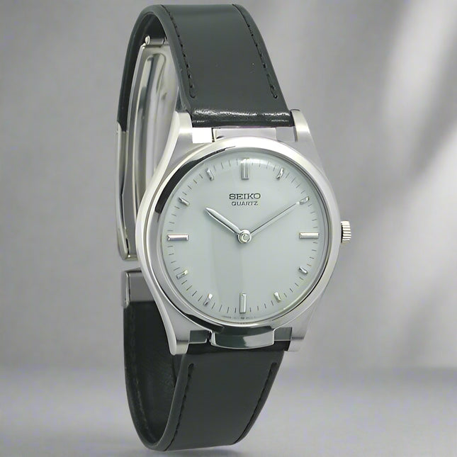 Seiko Braille watch for low vision with quartz accuracy and tactile features, available in stylish designs.