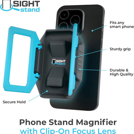 SightStand Magnetic Smartphone Magnifier Hands-Free Low Vision Aid
