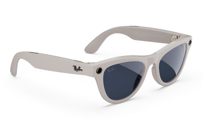 Ray-Ban|Meta Skyler - Gen 2 Standard Shiny Chalk Grey Frame with Transition