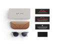 Ray-Ban|Meta Skyler - Gen 2 Standard Shiny Chalk Grey Frame with Transition