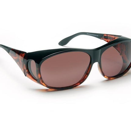 Solar Shield - Plum sunglasses for low vision solar shield filters, providing total protection and style.