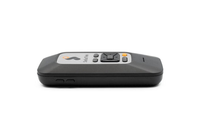 StellarTrek AI-powered OCR assistant device with tactile buttons and sleek design for digital navigation.