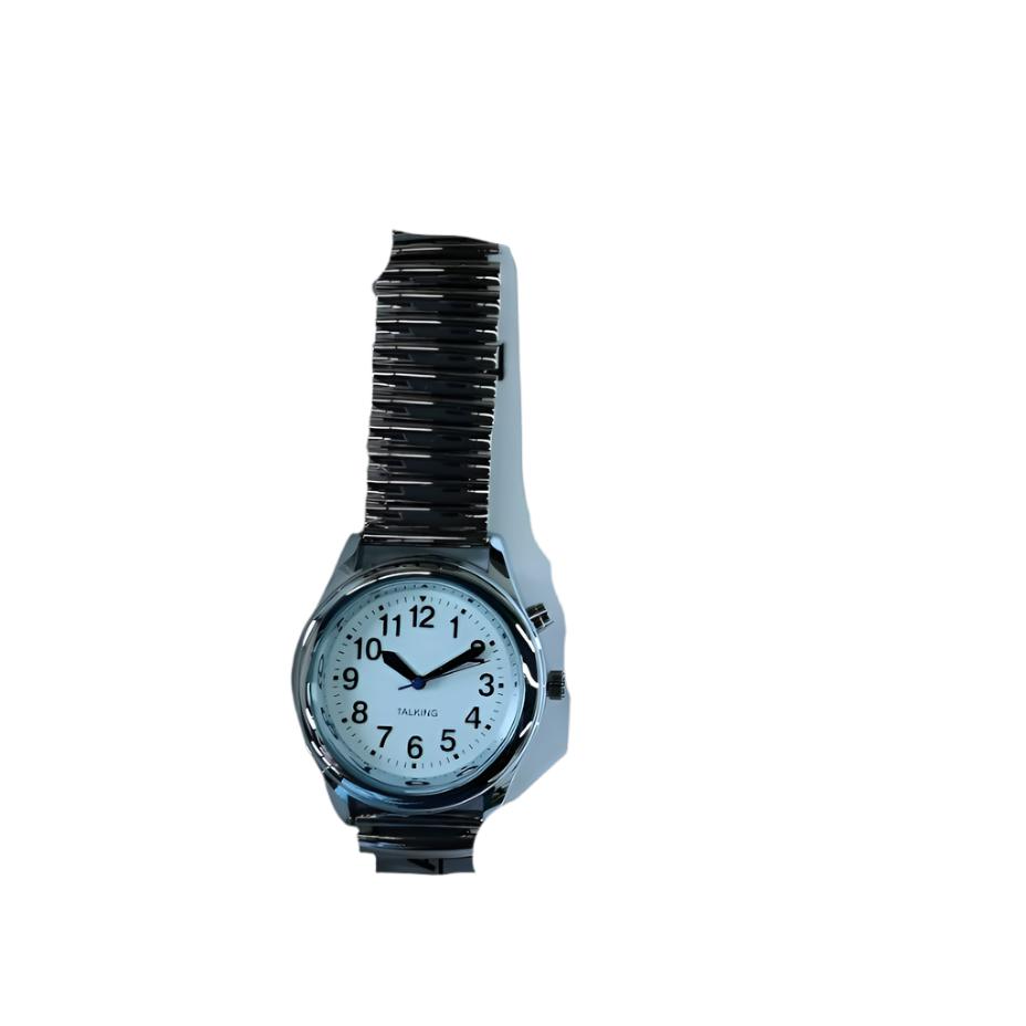 Talking Men's Watch Silver - The Low Vision Store