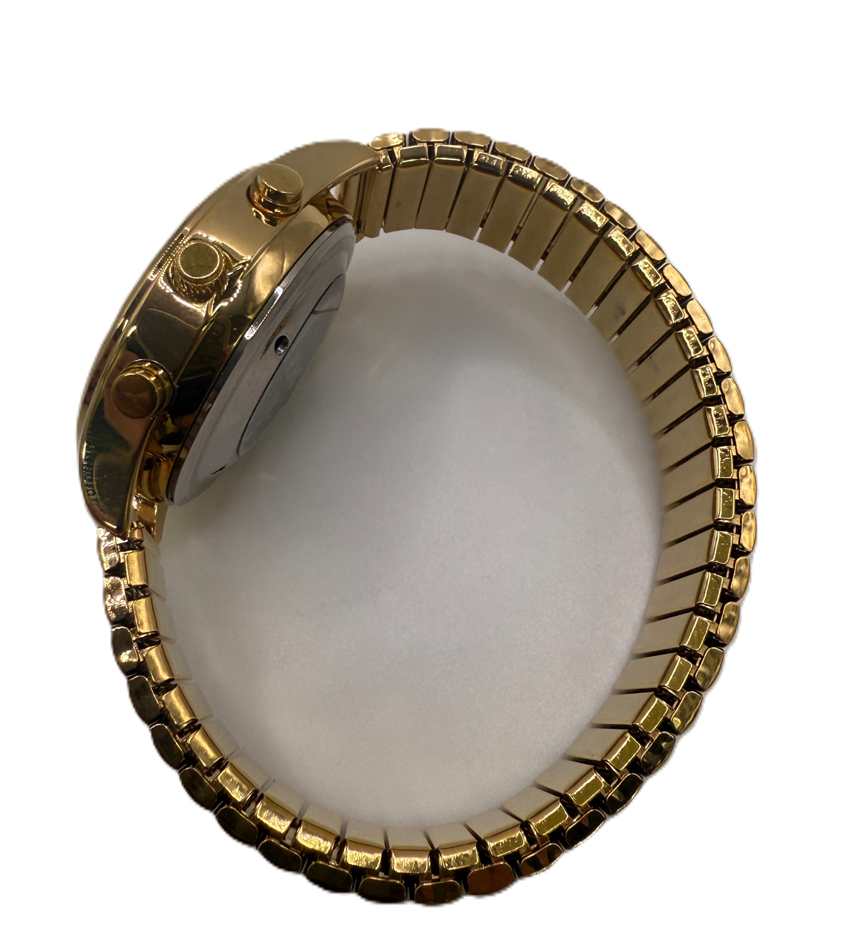 Two Button Talking Women's Watch Gold