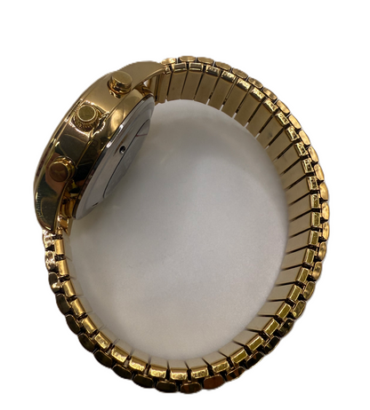 Two Button Talking Women's Watch Gold