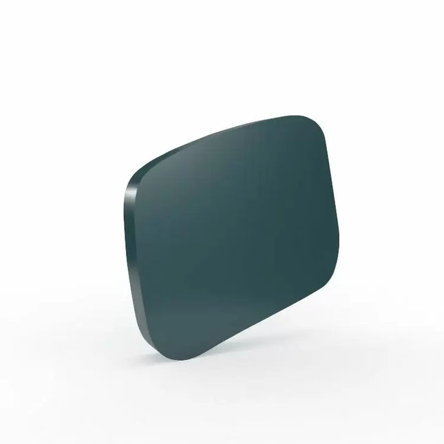 Dark grey sunglasses for low vision lens demonstrating contrast-enhancing features for improved visibility.