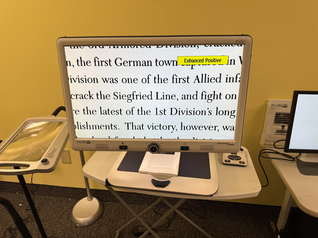 Used Merlin HD Elite Text to Speech Video Magnifier