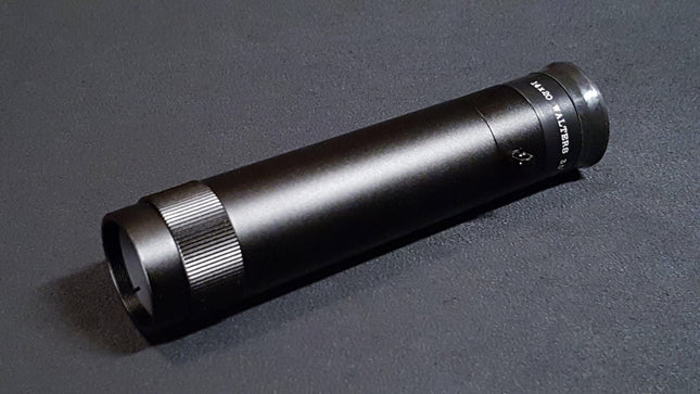 Walters Low Vision 14x20 Monocular showing sleek design and focus adjustment for enhanced viewing experience.