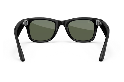 Ray-Ban|Meta Wayfarer - Gen 2 Standard Black Frame with G-15 green lenses