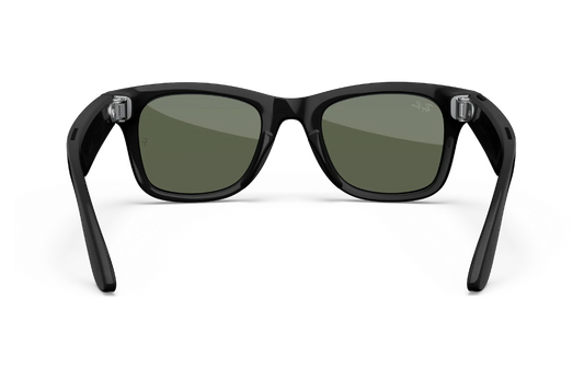 Ray-Ban|Meta Wayfarer - Gen 2 Standard Black Frame with G-15 green lenses