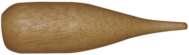 Wooden braille eraser designed for erasing Braille markings effectively.