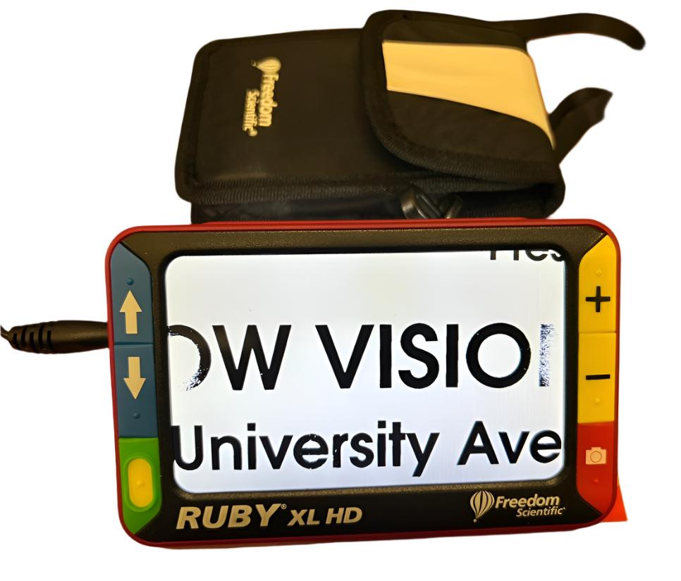 Used Ruby XL HD 5" Portable Hand Video Magnifier - The Low Vision Store